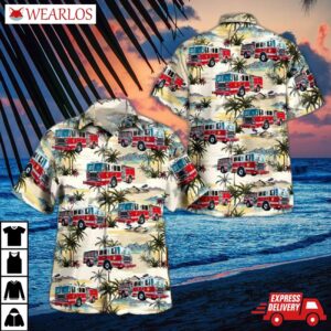 Westhampton Beach Fire Department, New York Hawaiian Shirt