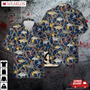 White Bass Fish Hawaiian Shirt