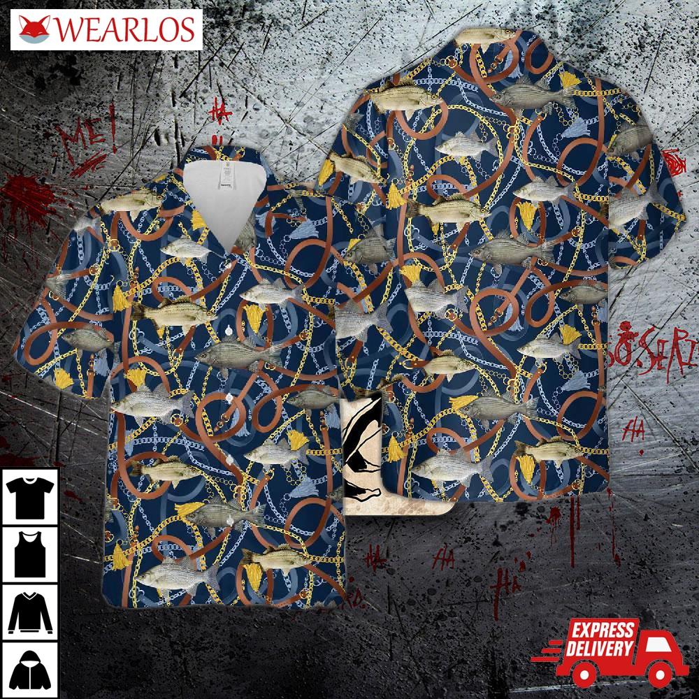 White Bass Fish Hawaiian Shirt