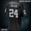 Willie Brown Oakland Raiders Nfl Pro Line Retired Player Jersey - Black