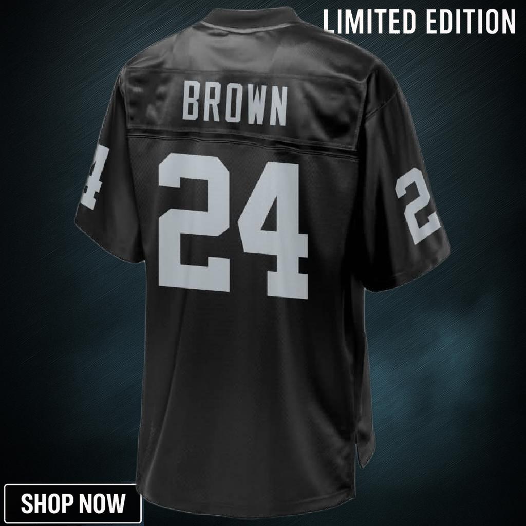 Willie Brown Oakland Raiders Nfl Pro Line Retired Player Jersey - Black