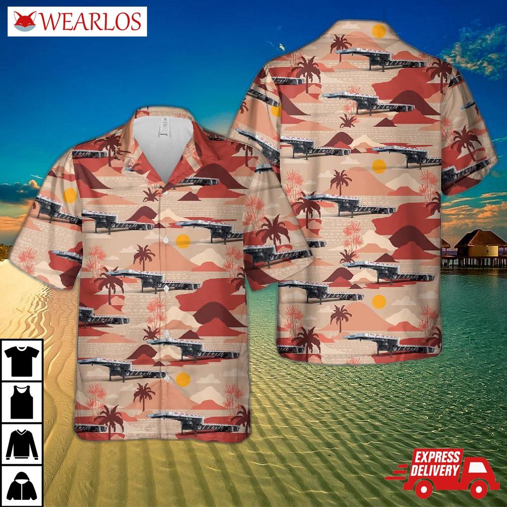 Wilson Trailer Flatbed Roadbrute Hawaiian Shirt