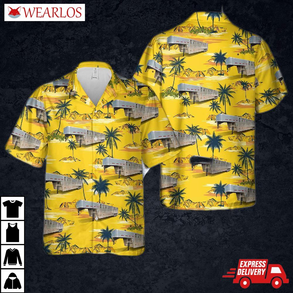 Wilson Trailer Gooseneck Foreman Hawaiian Shirt
