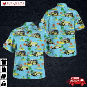 Windsor Locks, Connecticut, Bradley International Airport Fire Department Hawaiian Shirt
