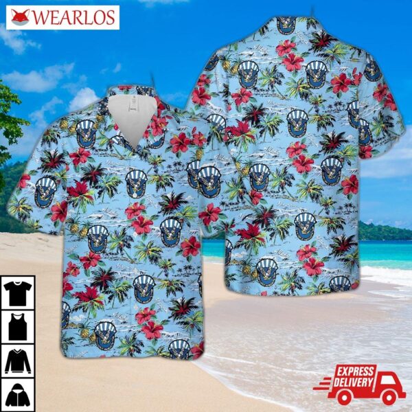 Wings Of Blue - Usaf Parachute Team Hawaiian Shirt