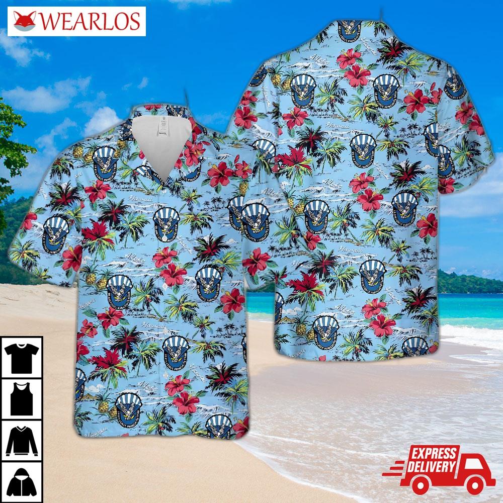 Wings Of Blue - Usaf Parachute Team Hawaiian Shirt