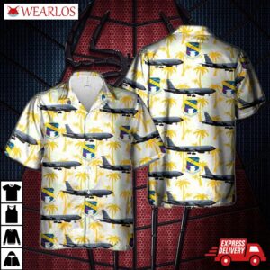 Wisconsin Air National Guard 128th Refueling Wing Boeing Kc-135r Stratotanker (717-148) Hawaiian Shirt