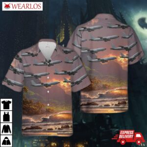Wisconsin Air National Guard Kc-135r Stratotanker Hawaiian Shirt