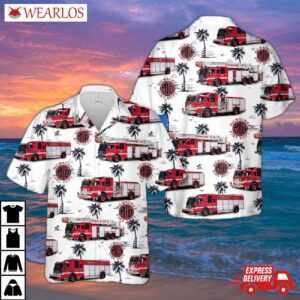 Wisconsin Milwaukee Fire Department Hawaiian Shirt