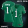 Women Philadelphia Eagles #1 Jalen Hurts Alternate Game Player Jersey - Kelly Green