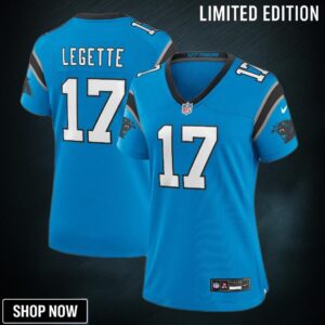 Women's Carolina Panthers Xavier Legette Nike Blue Alternate Game Jersey