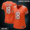 Women's Chicago Bears Caleb Williams Nike Orange Alternate Game Jersey