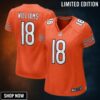 Women's Chicago Bears Caleb Williams Nike Orange Alternate Game Jersey