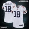 Women's Chicago Bears Caleb Williams Nike White 2nd Alternate Game Player Jersey