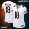 Women's Chicago Bears Caleb Williams Nike White Game Player Jersey