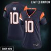 Women's Denver Broncos Bo Nix Nike Navy Alternate Game Jersey