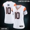 Women's Denver Broncos Bo Nix Nike White Game Jersey