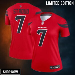 Women's Houston Texans C.j. Stroud Nike Red Alternate Legend Player Performance Top