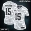 Women's Kansas City Chiefs Patrick Mahomes Nike Arctic Camo Salute To Service Limited Jersey