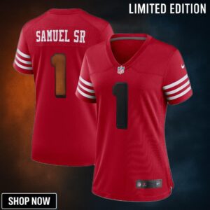 Women's San Francisco 49ers Deebo Samuel Sr Nike Scarlet Alternate Game Jersey