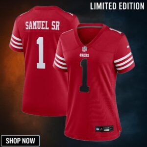Women's San Francisco 49ers Deebo Samuel Sr Nike Scarlet Game Jersey