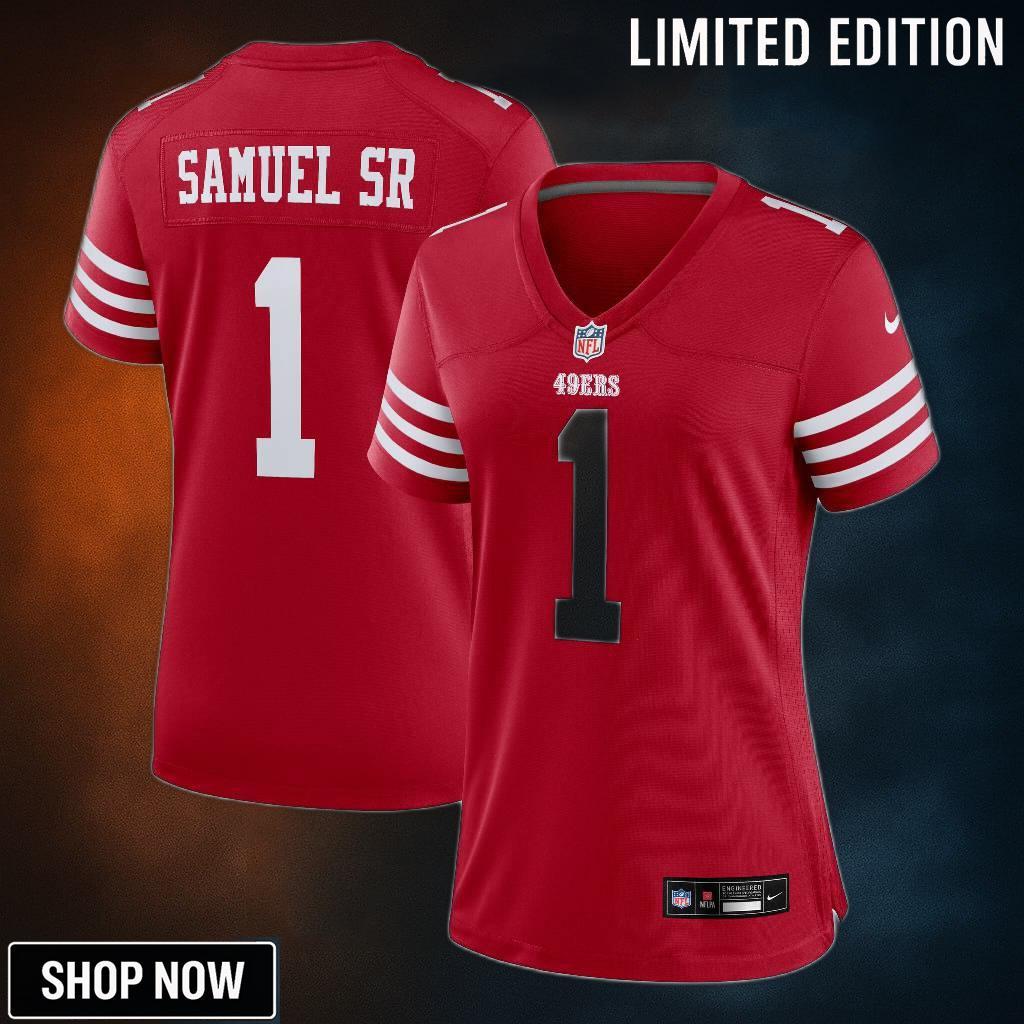 Women's San Francisco 49ers Deebo Samuel Sr Nike Scarlet Game Jersey