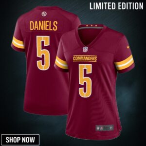 Women's Washington Commanders Jayden Daniels Nike Burgundy Player Game Jersey