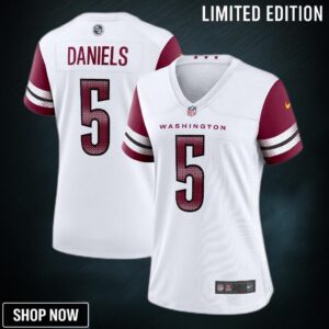 Women's Washington Commanders Jayden Daniels Nike White Game Jersey
