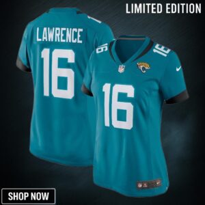 Womens Jacksonville Jaguars Trevor Lawrence Teal Nfl Draft First Round Pick Game Jersey Gift For Fans