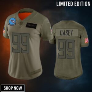 Womens Tennessee Titans Jurrell Casey Camo 2019 Salute To Service Limited Jersey