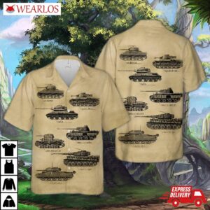 Wwii Tanks Hawaiian Shirt