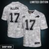 Youth Buffalo Bills Josh Allen Nike Arctic Camo Salute To Service Game Jersey