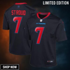 Youth Houston Texans C.j. Stroud Nike Navy 2nd Alternate Game Jersey