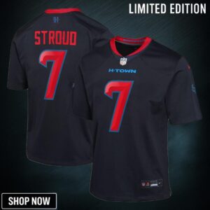 Youth Houston Texans C.j. Stroud Nike Navy 2nd Alternate Game Jersey