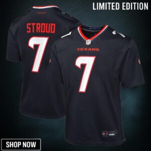 Youth Houston Texans C.j. Stroud Nike Navy Game Jersey