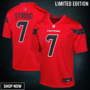 Youth Houston Texans C.j. Stroud Nike Red Alternate Game Jersey