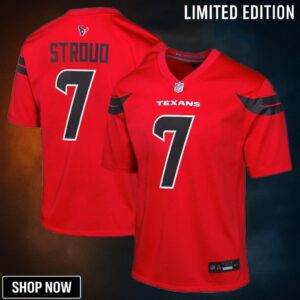Youth Houston Texans C.j. Stroud Nike Red Alternate Game Jersey