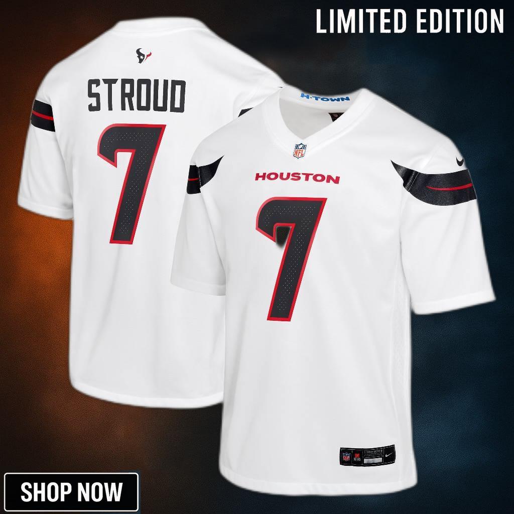 Youth Houston Texans C.j. Stroud Nike White Game Jersey