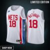 Yuta Watanabe 18 -23 Brooklyn Nets White Classic Edition Men Jersey Swingman