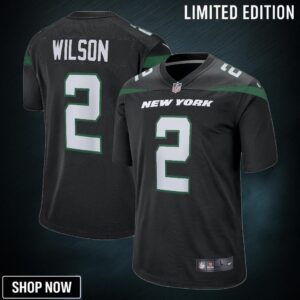 Zach Wilson New York Jets Alternate Game Jersey Black Nfl