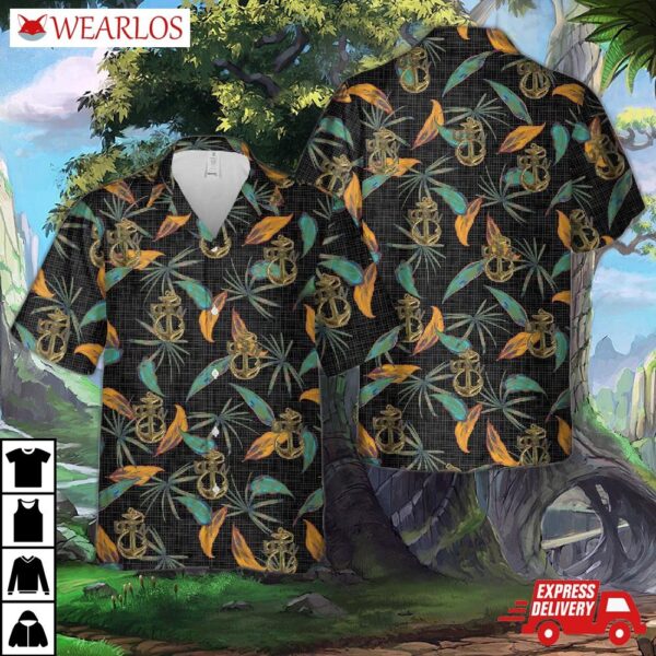 1893 Navy Chief Anchor Hawaiian Shirt
