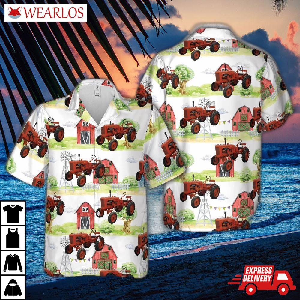 1948 Allis Chalmers Model B Hawaiian Shirt