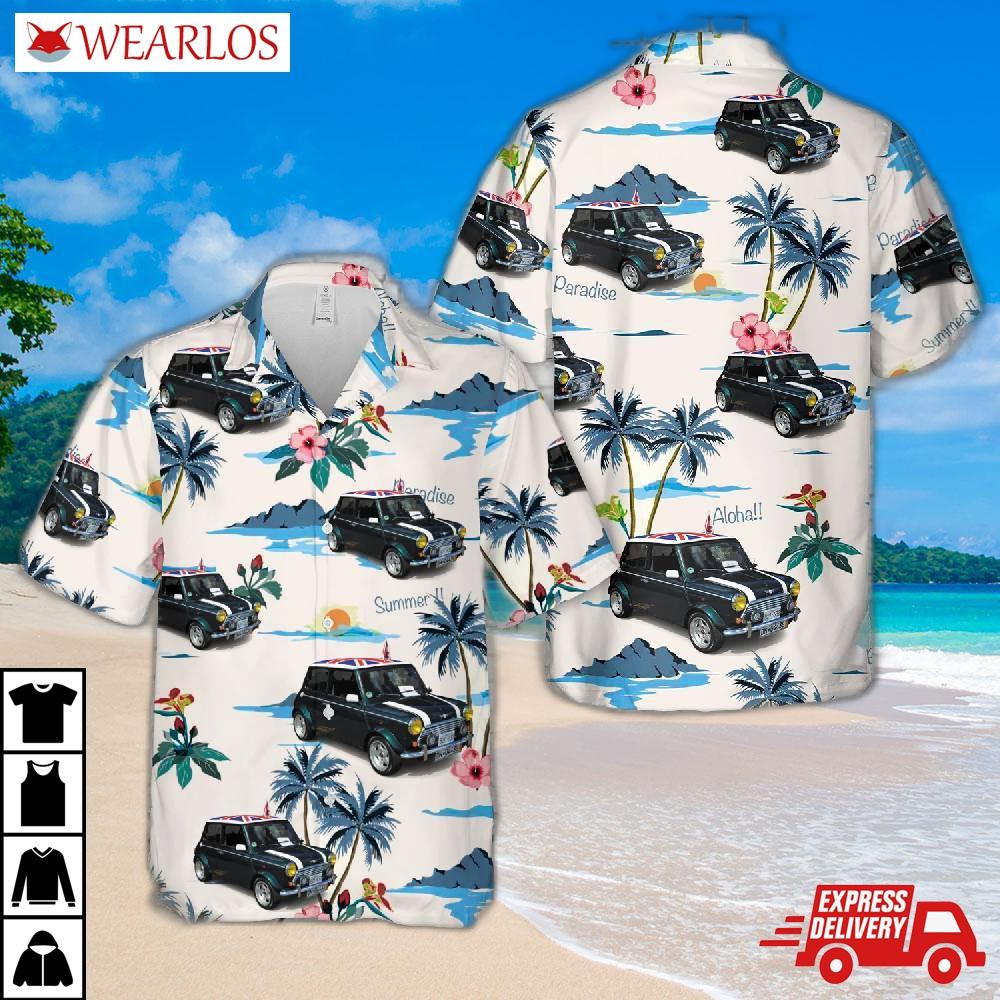 1964 Rover Mini Cooper Hawaiian Shirt