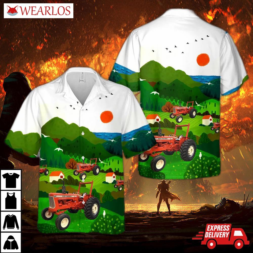 1966 Allis-chalmers D17 Tractor Hawaiian Shirt