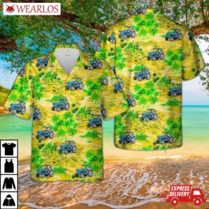 70s Era Ford 3000 Tractor Hawaiian Shirt