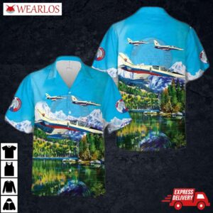 Aerobatic Slovakia Air Force White Albatros 'biele Albatrosy' Display Team Hawaiian Shirt