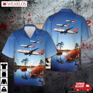 Air India Boeing 787-8 Dreamliner Hawaiian Shirt