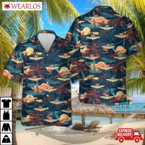 American Airlines Chief Pilot's Badge Hawaiian Shirt