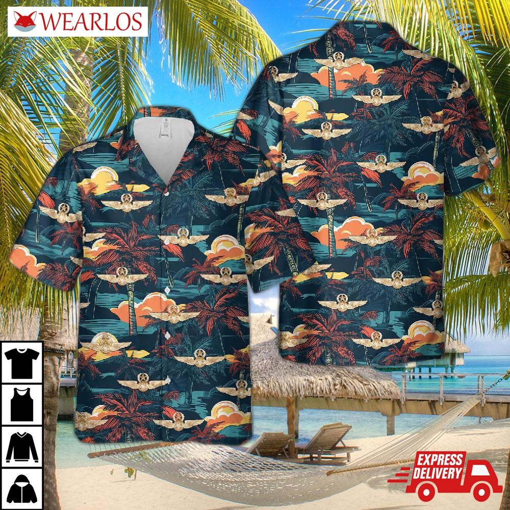 American Airlines Chief Pilot's Badge Hawaiian Shirt