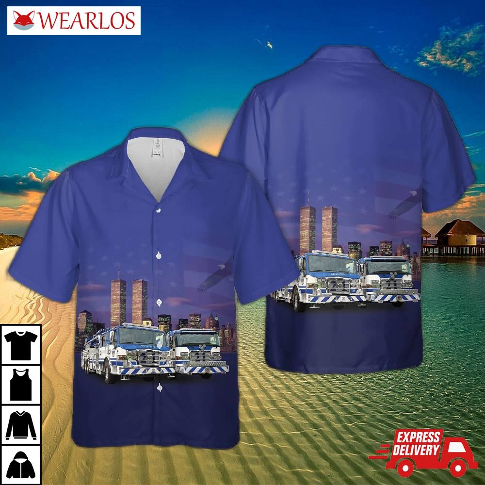 Asheville, North Carolina, Skyland Fire & Rescue, Never Forget The 9/11 Memorial Hawaiian Shirt